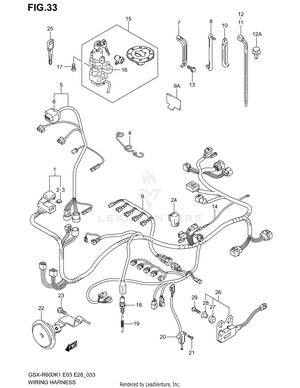 Wiring Harness (model K1) Schematic