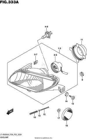 Headlamp (lt-a500xl6 P28) Schematic