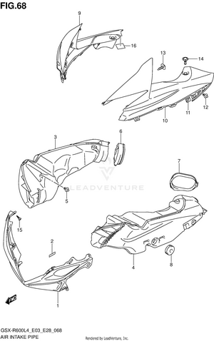 Air Intake Pipe Schematic