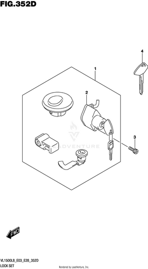 Lock Set (vl1500btl8 E28) Schematic