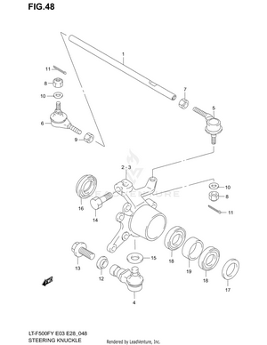 Steering Knuckle Schematic