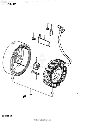 Generator (gs1100ez/ed) Schematic