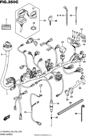 Wiring Harness (lt-a500xpl8 P33) Schematic