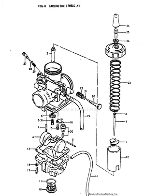 Carburetor (rm80c Schematic