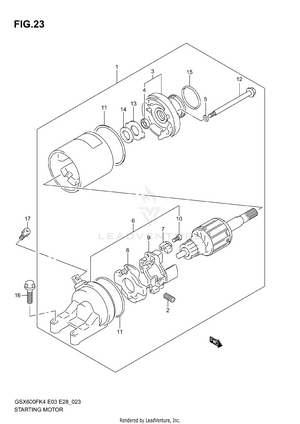 Starting Motor Schematic