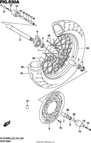 Front Wheel Schematic