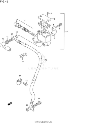 Front Master Cylinder Schematic
