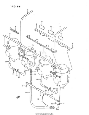 Carburetor Fittings Schematic