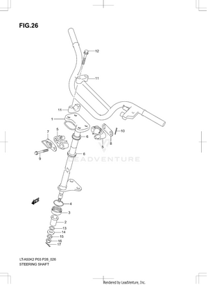 Steering Shaft Schematic