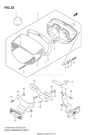 Rear Combination Lamp Schematic
