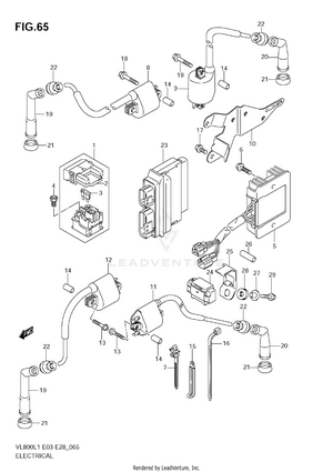 Electrical (vl800c E33) Schematic