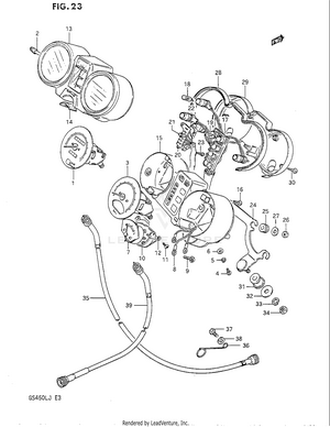 Speedometer - Tachometer Schematic