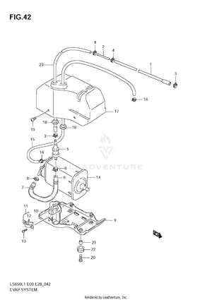 Evap System (ls650l1 E33) Schematic