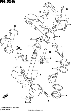 Steering Stem Schematic