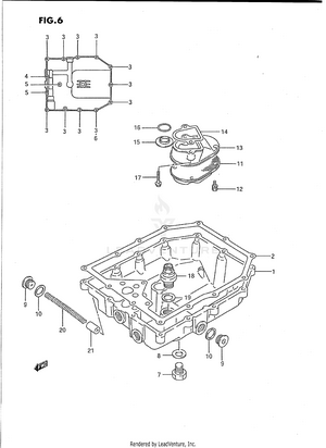 Oil Pan Schematic