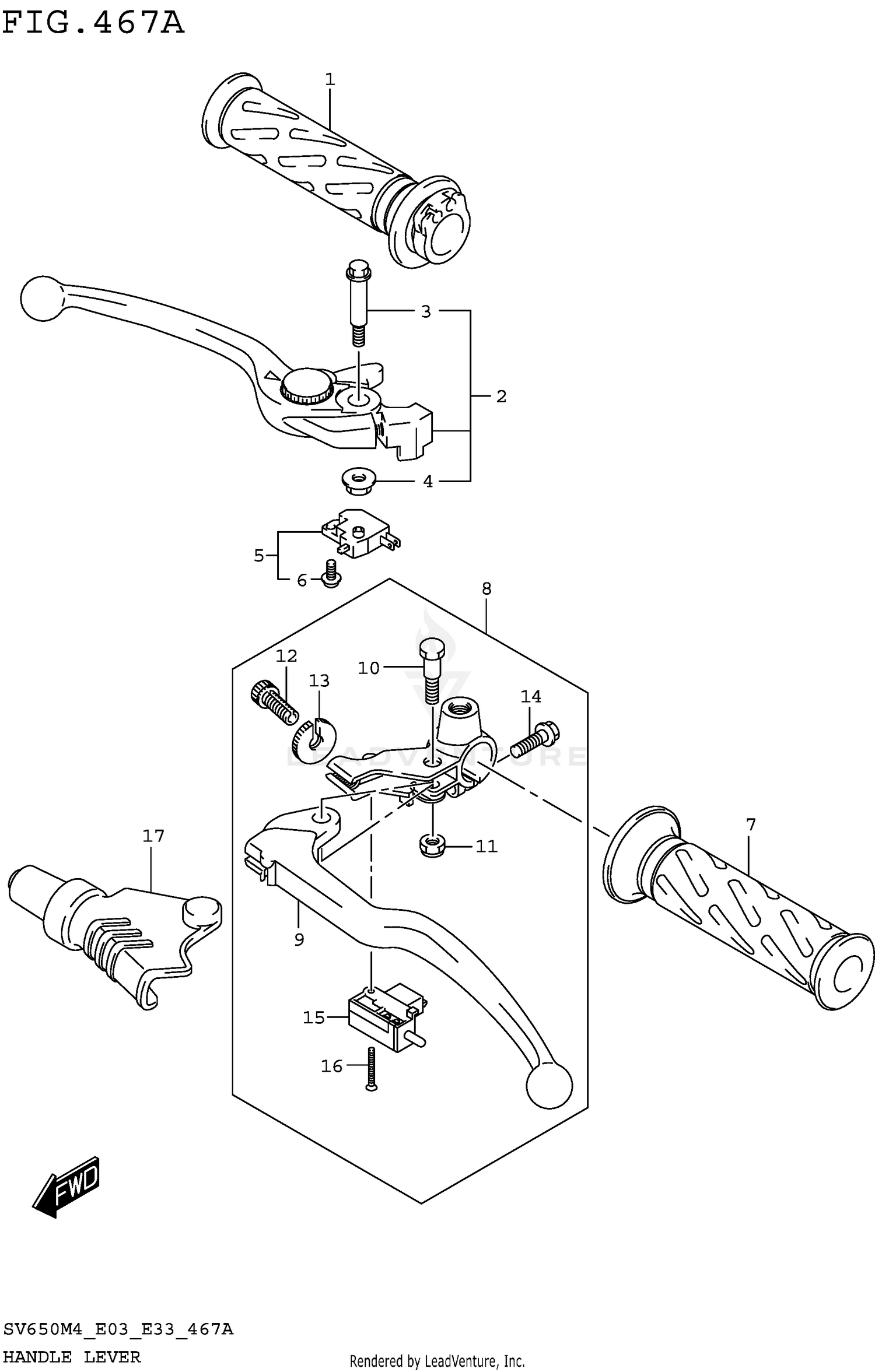 HANDLE LEVER