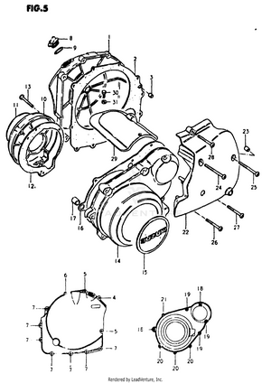 Crankcase Cover Schematic