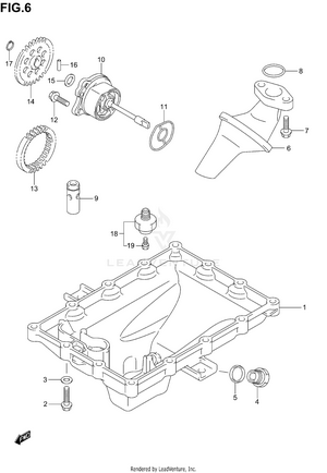Oil Pan - Oil Pump Schematic