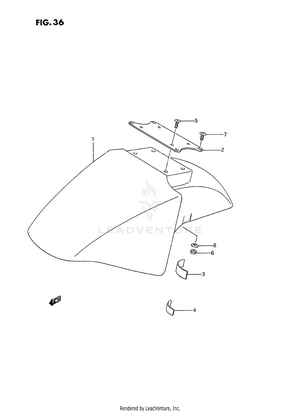 Front Fender Schematic
