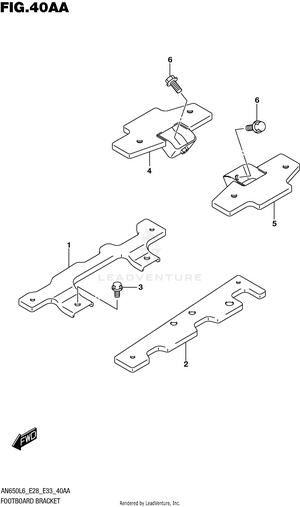 Footboard Bracket Schematic