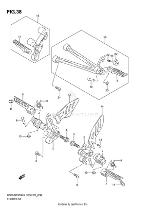 Footrest Schematic