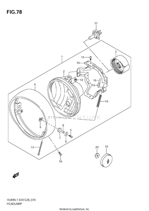 Headlamp Assy Schematic