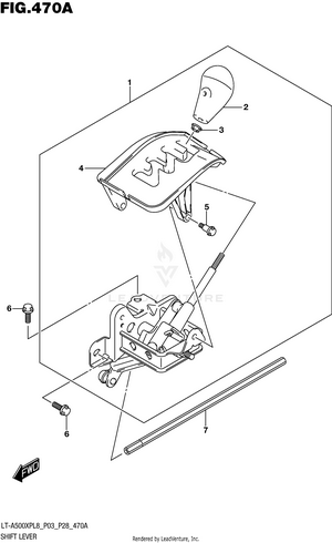 Shift Lever Schematic