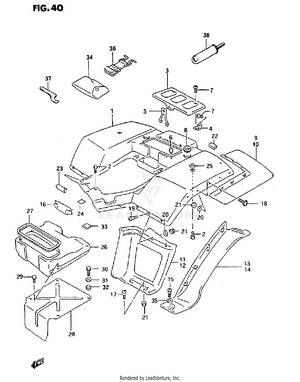 Rear Fender Schematic