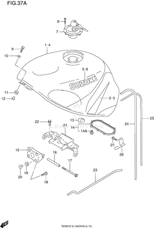 Fuel Tank (model W) Schematic