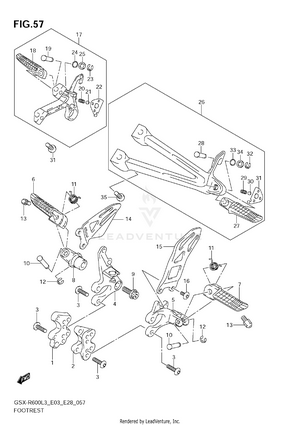 Footrest Schematic