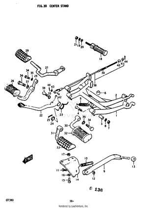 Center Stand Schematic