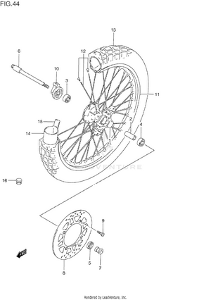 Front Wheel Schematic