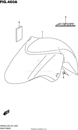 Front Fender Schematic