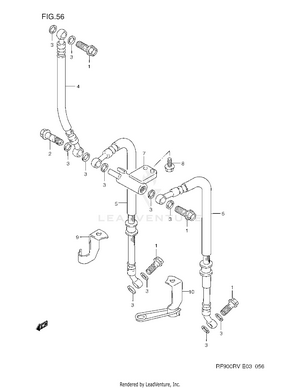 Front Brake Hose Schematic