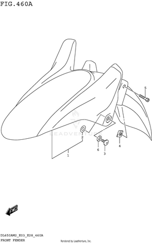 Front Fender Schematic