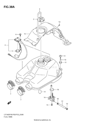 Fuel Tank (lt-f400fl0) Schematic