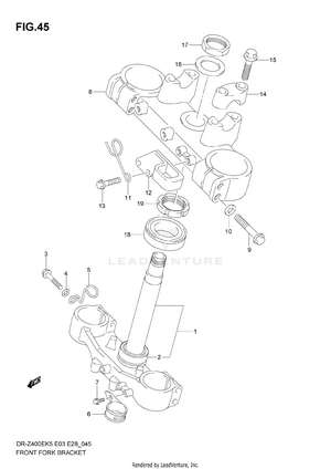 Front Fork Bracket Schematic
