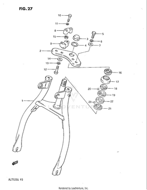 Front Fork Schematic