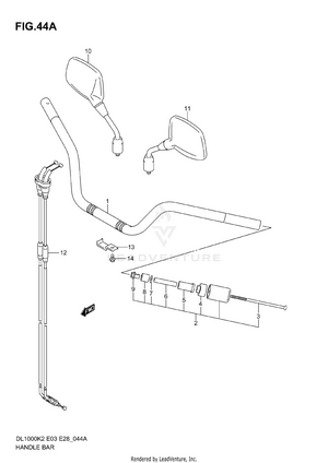 Handlebar (model K4/k5/k6) Schematic