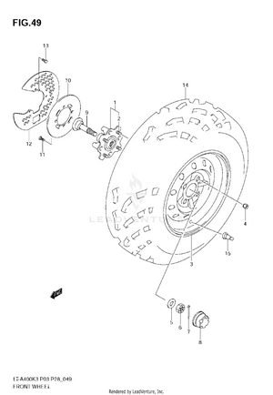Front Wheel Schematic