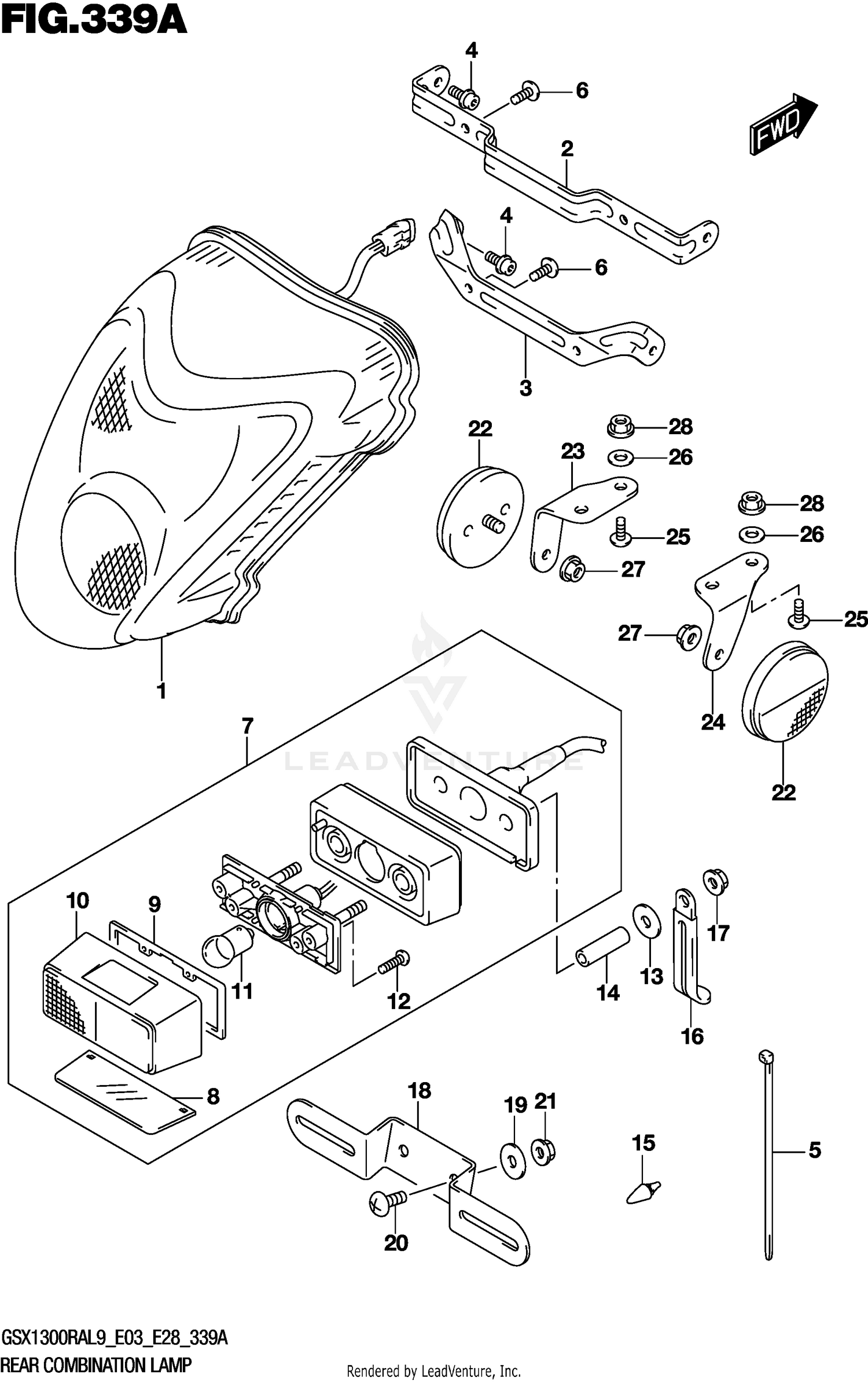 REAR COMBINATION LAMP