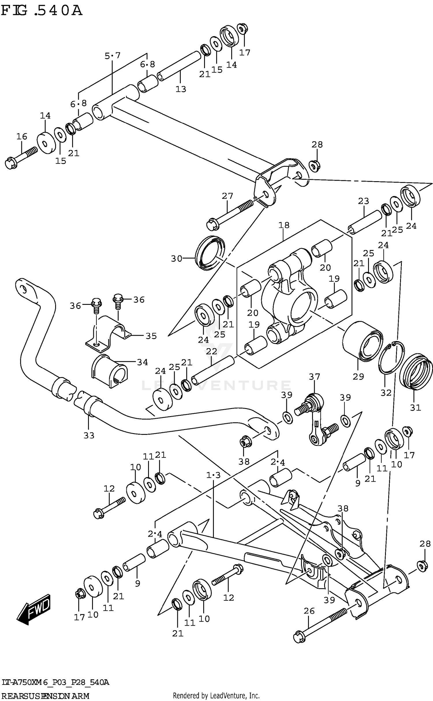 REAR SUSPENSION ARM