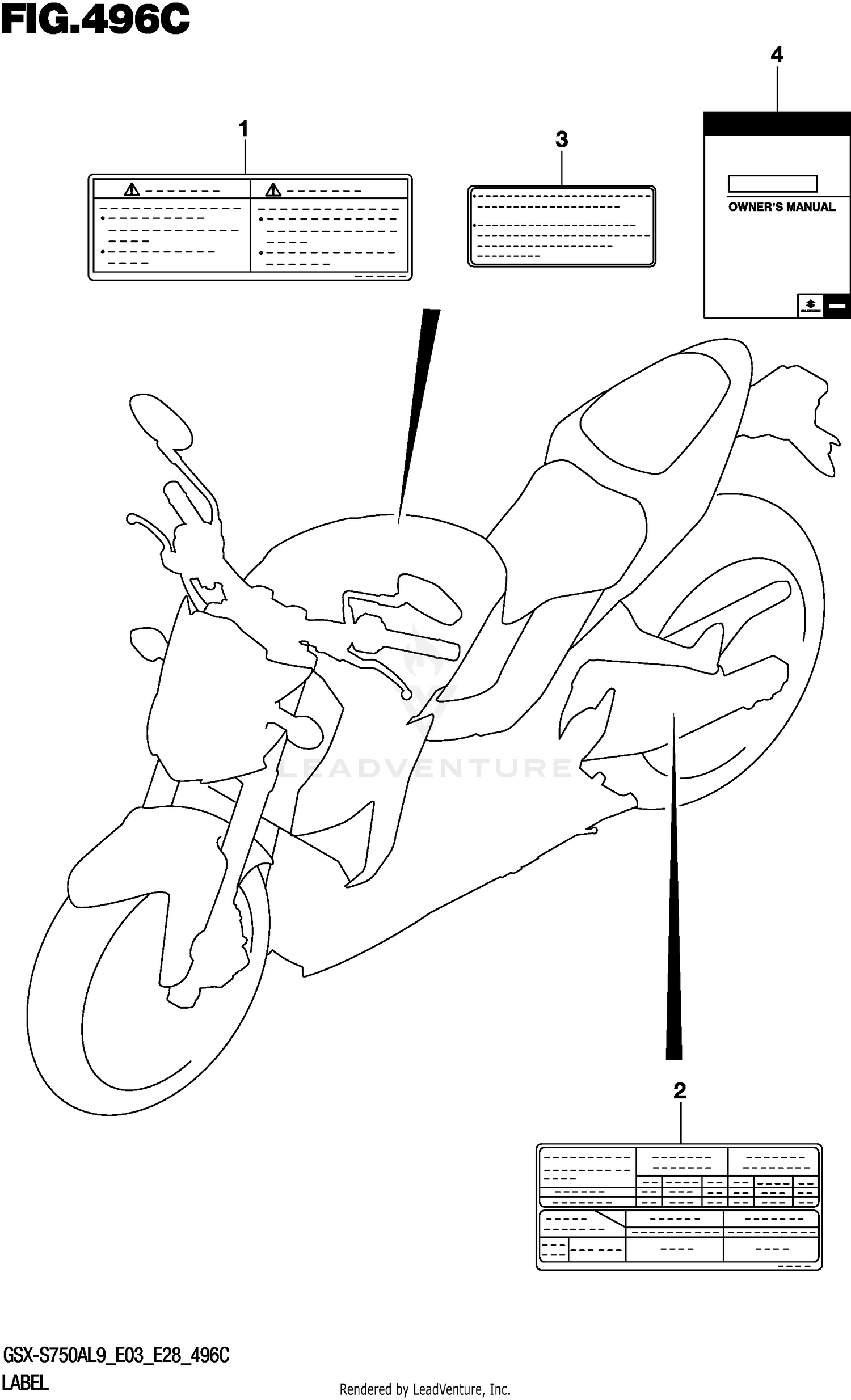 LABEL (GSX-S750AL9 E28)