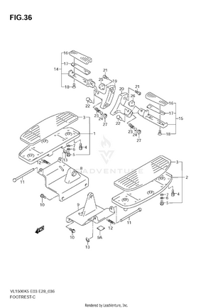 Footrest Schematic