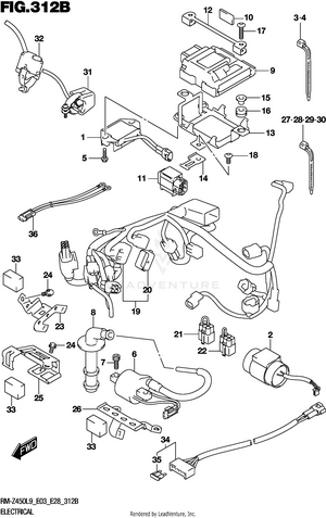 Electrical (rm-z450l9 E28) Schematic