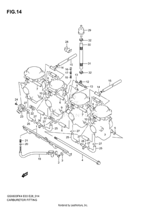 Carburetor Fittings Schematic