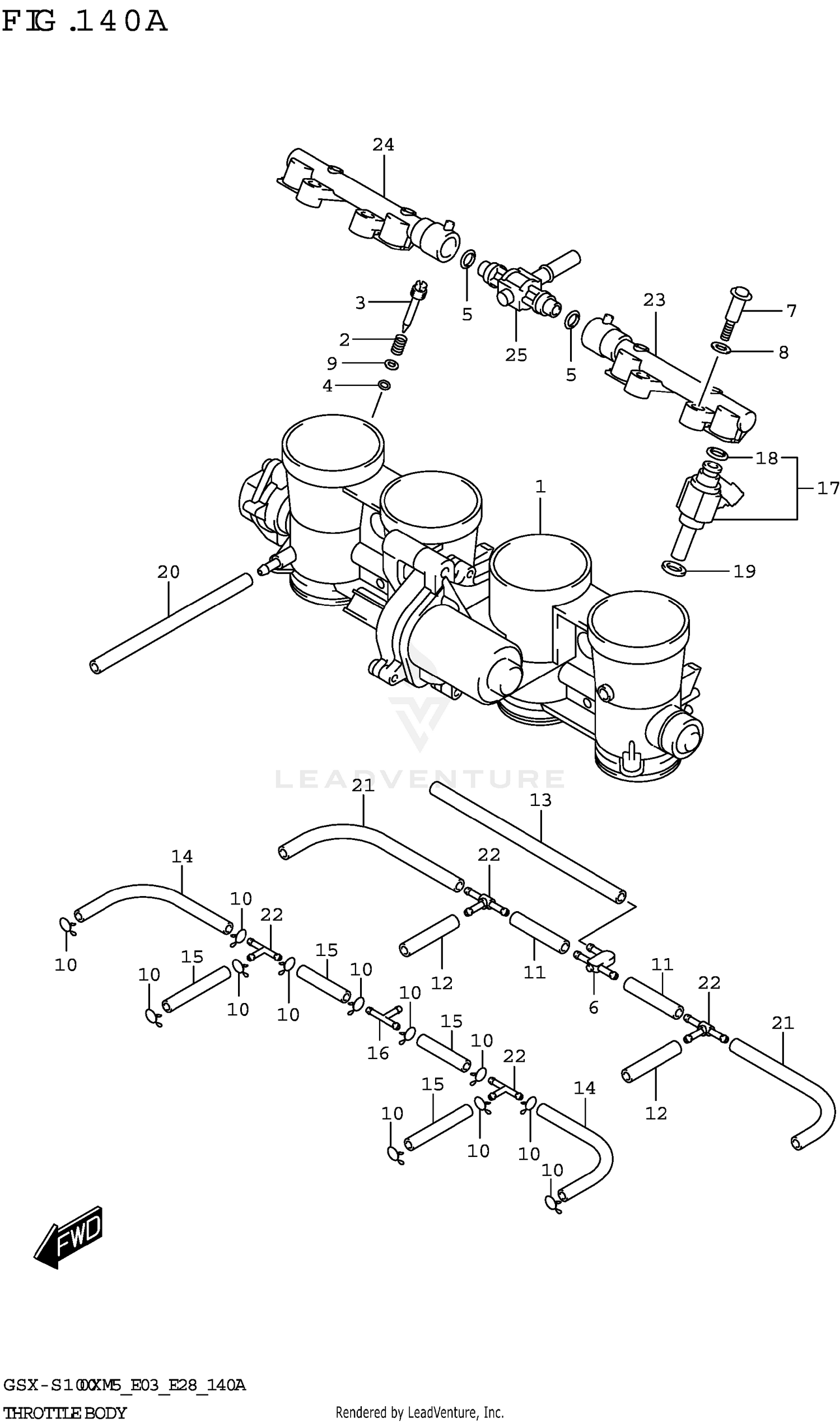 THROTTLE BODY (E33)