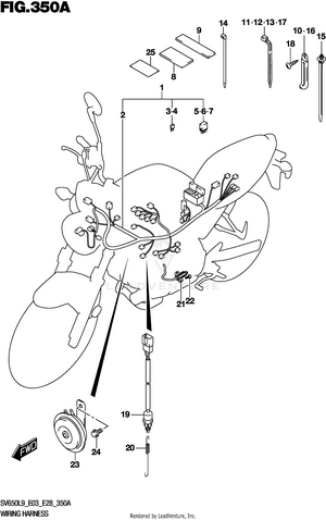 Wiring Harness (sv650l9 E03) Schematic