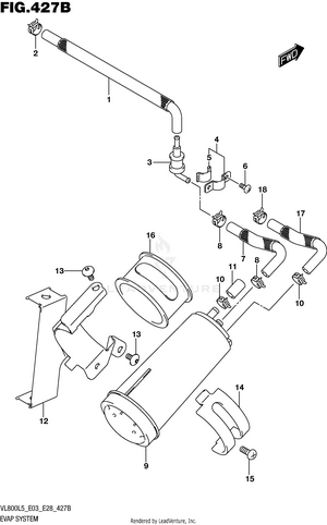 Evap System (vl800tl5 E33) Schematic