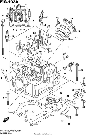 Cylinder Head Schematic